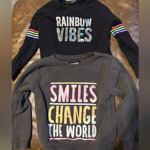 2 vintage sweatshirts children’s place and Joe boxer